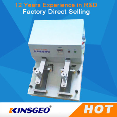104mm AC220V 50Hz 40W Elektronik Tekstil Test Cihazları Kumaş Tekstil için Sürtünme Haslığı Test Makinesi